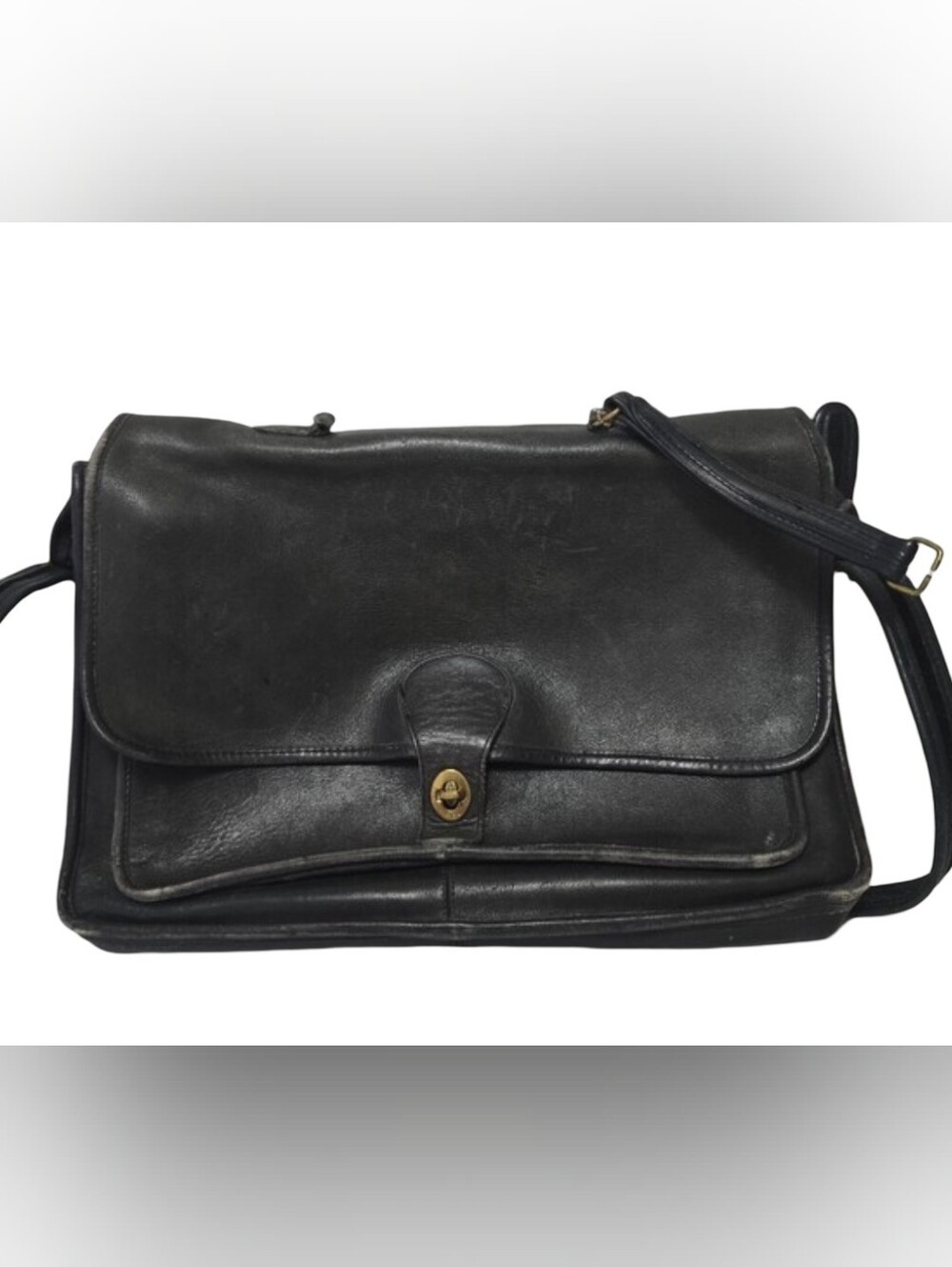 Coach Black Leather Bag